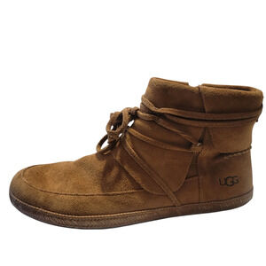 UGG Reid Shearling Lined Women's Brown Booties Size 9.5